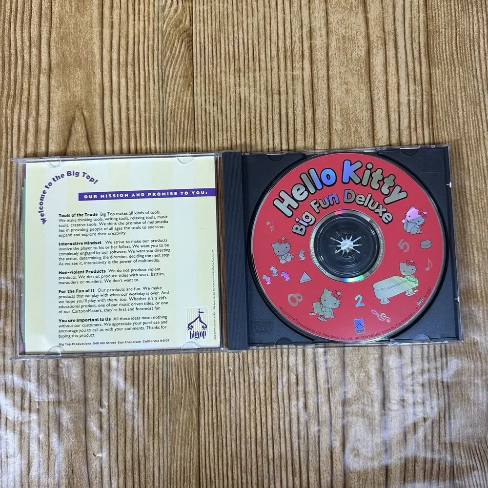 HELLO KITTY Big Fun Deluxe 1994 PC Game +1Clk Windows 11 10 8 7 Vista XP Install